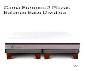 Cama Europea 2 Plazas Balance