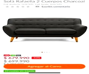 <p>Sillón 2 cuerpo Rosen</p>