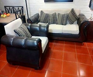 Juego living con sillon 3 cuerpos 