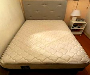 Cama Rosen Ergo T 1.5 plaza con respaldo