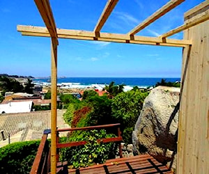 Casa con mirador en la playa