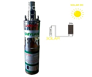 Bomba Pozo Profundo 40 Mts 250W 24V DC