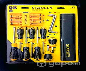 Set STANLEY destornilladores 17 piezas