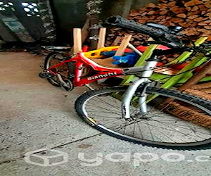 Bicicleta mediana bianchi .detalle sin asiento