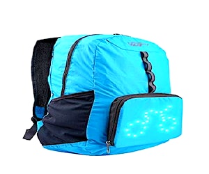 Mochila para ciclistas con señalética Led