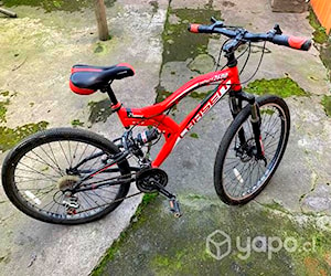 Bicicleta roja LAHSE 2600