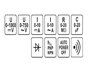 Multitester digital 2pines yato