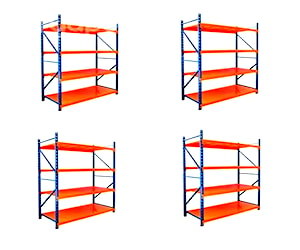 Pack 4 Estantería Rack Profesional 1500*500*2000mm