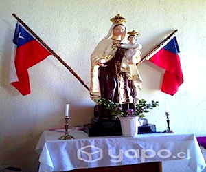 Imagen Virgen Carmen fibra