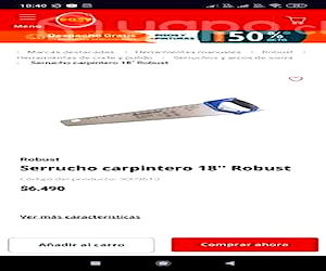 Serrucho robust 18 ' NUEVO