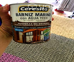 Barniz marino 1/4 gal Aqua Tech natural brillante