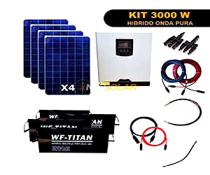 Kit NEOSOLAR Off Grid 3000W Ampliable Alto Consumo