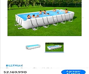 Piscina bestway la más grande en su tipo