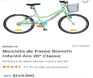 Bicicleta  paseo