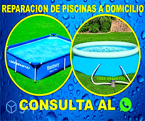 Piscinas plasticas - reparo