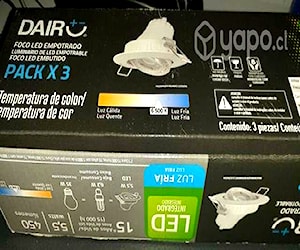 3 LED empotrados Dairu luz fria