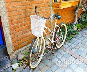 Bicicleta paseo con canasto ideal compras cerca