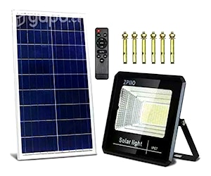 Focos Solar Reflector 200w Con Panel Solar + Contr