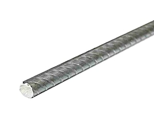 Fierro redondo estriado 12 mm x 6 mts