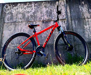Bicicleta scott roja