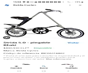 Bicicleta plegable STrida