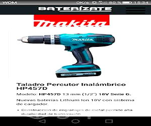 Taladro makita