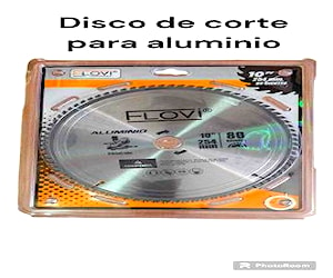 Disco corta aluminio 10" 80t