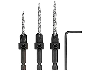 Set 3 brocas avellanadoras #6-#8-#10 DEWALT DW2535