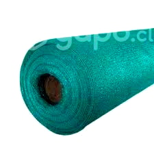 Malla raschel 80% verde 2.1 x 10 mts rollo