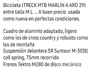 Bicicleta treck aro 28