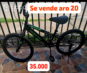 Bicicleta usada aro 20