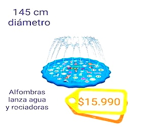 Lanzador de agua y rociador infantiles