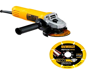 Esmeril angular dewalt 750w + disco xtreme metal