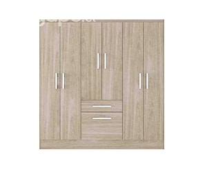 <p>Closet 6 puerta 1 cajon 1 zapatera color crema</p>