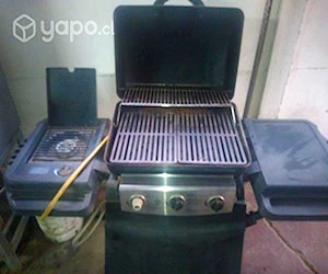 Hermosa parrilla Mr Feef a gas con regulador y gas