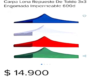 Carpa toldo 3x3