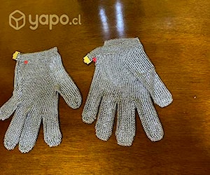 Guantes de malla metálica