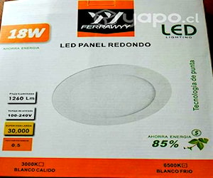 Panel LED redondo embutido