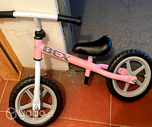 Bicicleta de entrenamiento bex rosada