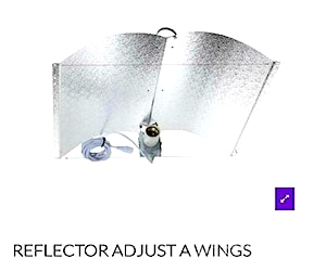 Reflector adjust a wings indoor