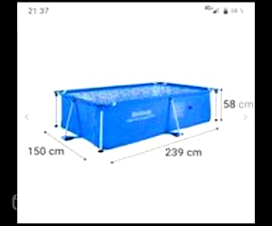 Piscina nueva ,en caja sin uso