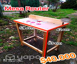 Mesa Router para fresadora o Tupi