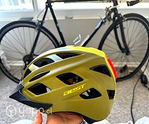 Bicicleta pistera + casco