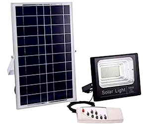 Focos solares control remoto direferentes watts