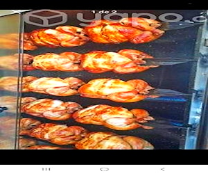 Asador de pollo de 6 espadas