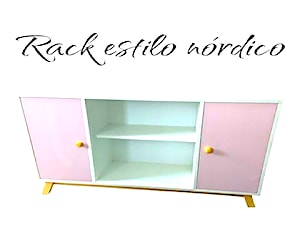 <p>Hermoso Rack estilo nórdico para entrega inmediata</p>