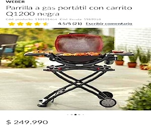 Parrilla a gas weber