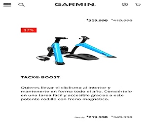 Rodillo taxc booster de Garmin (conversable)