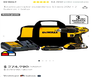 Taladro Percutor DeWalt