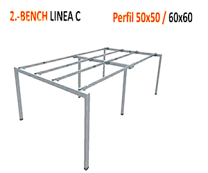 Linea C Urreal Perfil 50x50/60x60 H:725MM